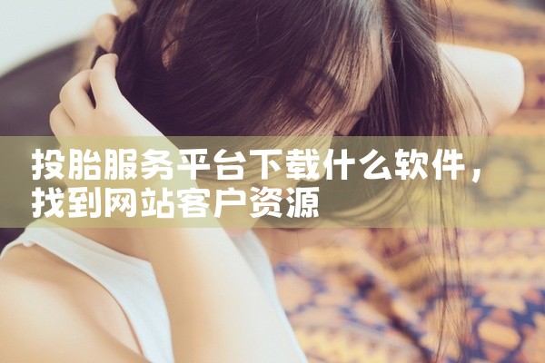 投胎服务平台下载什么软件