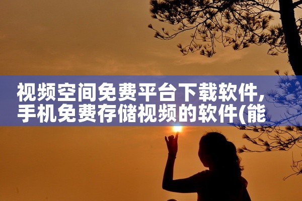 视频空间免费平台下载软件